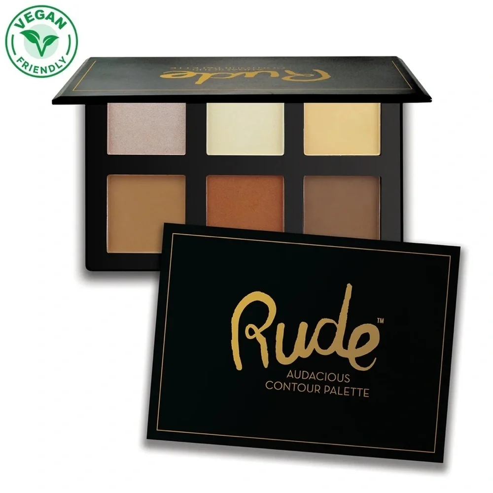 RUDE Audacious 6-Shade Contour Palette NIB